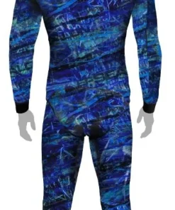 EPSEALON Combinaison Chasse Sous-Marine^Ensemble de combinaison BLUE Fusion Camo 1.5mm