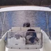 MATC Bateaux & Moteurs|Nautisme^Ensemble toile + housse pour bimini Oxygene 3 arceaux 2160-2285 mm - Bleu marine