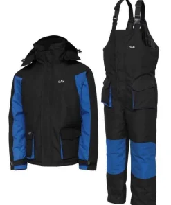 DAM Ensemble veste et salopette O.T.T. Thermal Suit - Noir/Bleu
