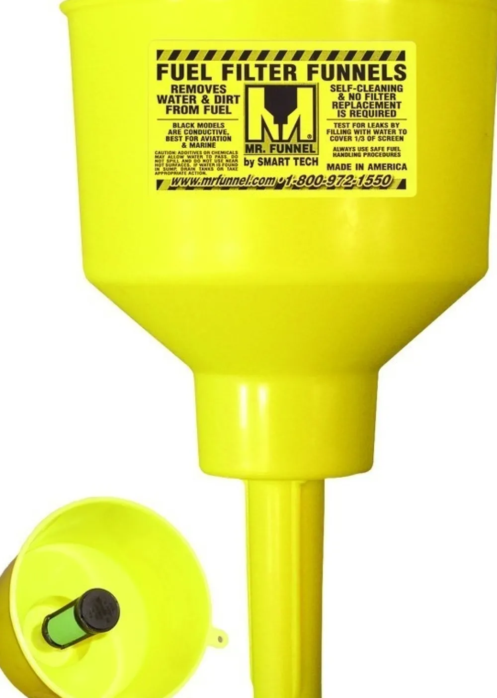 SMART TECH Circuit Carburant^Entonnoir Mr Funnel avec filtre inox