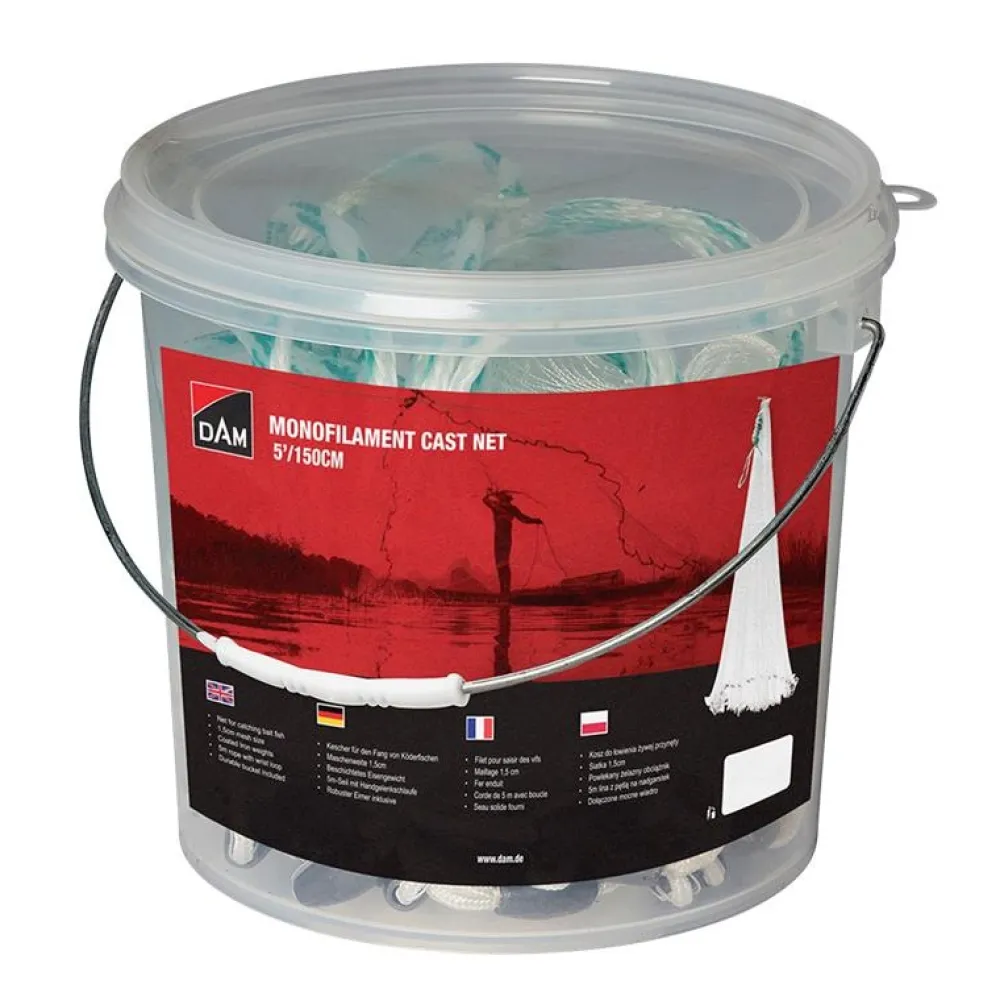DAM Epèrvier de pêche Filet à Poisson Cast Net| Accessoires