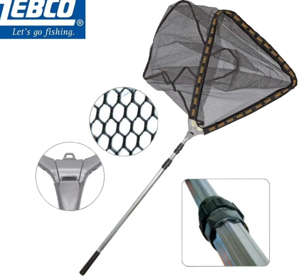 ZEBCO Mise Au Sec / Pesée|Epuisettes^Epuisette Tele Rubber