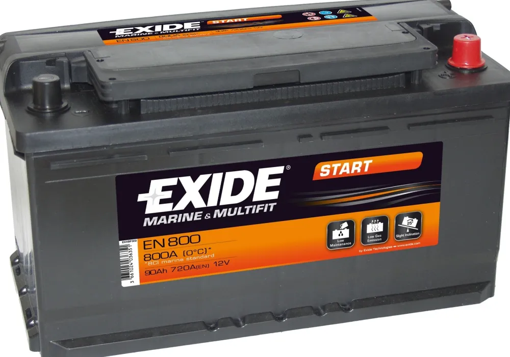 EXIDE Start- Capacité 90AH - EN800