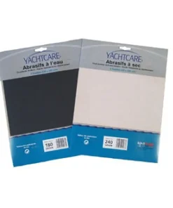 YACHTCARE Feuilles abrasives à l'eau disponible en plusieurs grains
