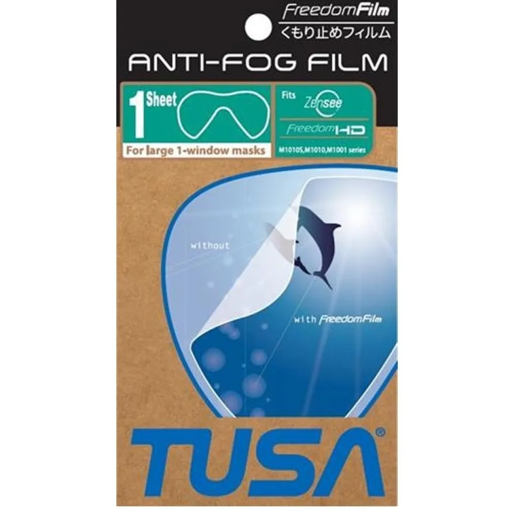 TUSA Films anti-buée masque Mono-verres M1001 M1010