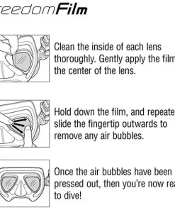 TUSA Films anti-buée masque Mono-verres M1001 M1010