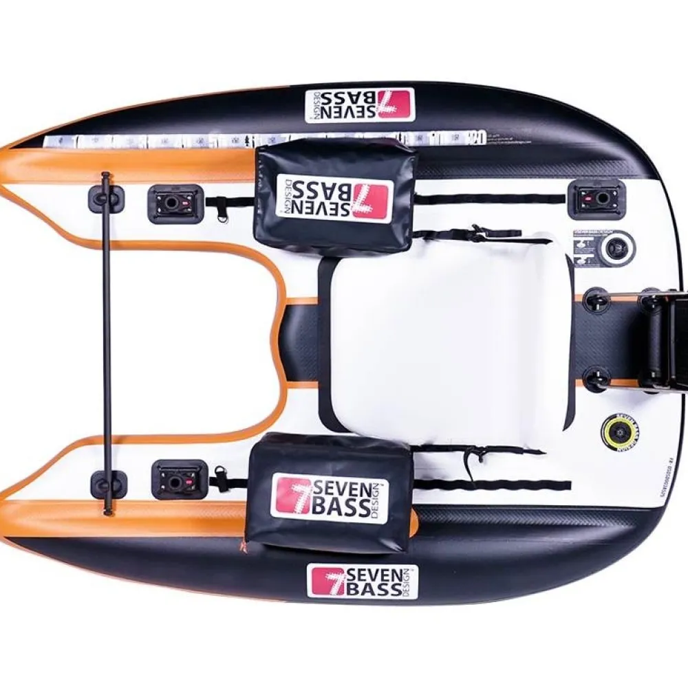 SEVEN BASS Float tube Flatform Orange