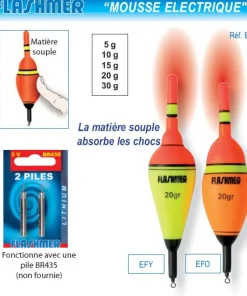 FLASHMER Flotteur Mousse Electrique Jaune