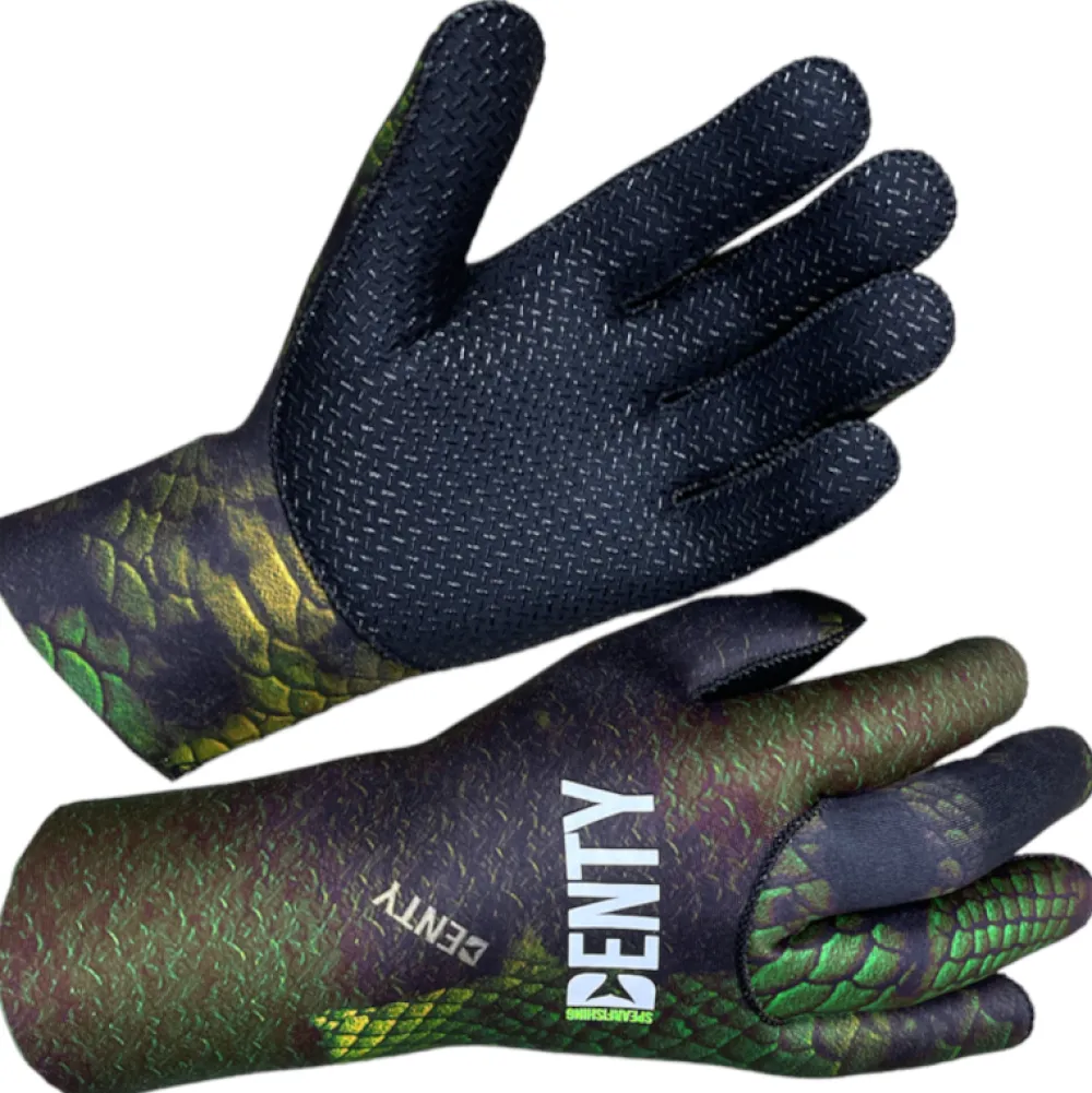 DENTY SPEARFISHING Gants Anaconda 3 mm - Vert