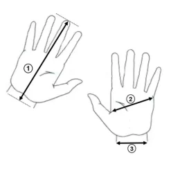 PATHOS Gants Amara Océan Camu - 1.5 mm