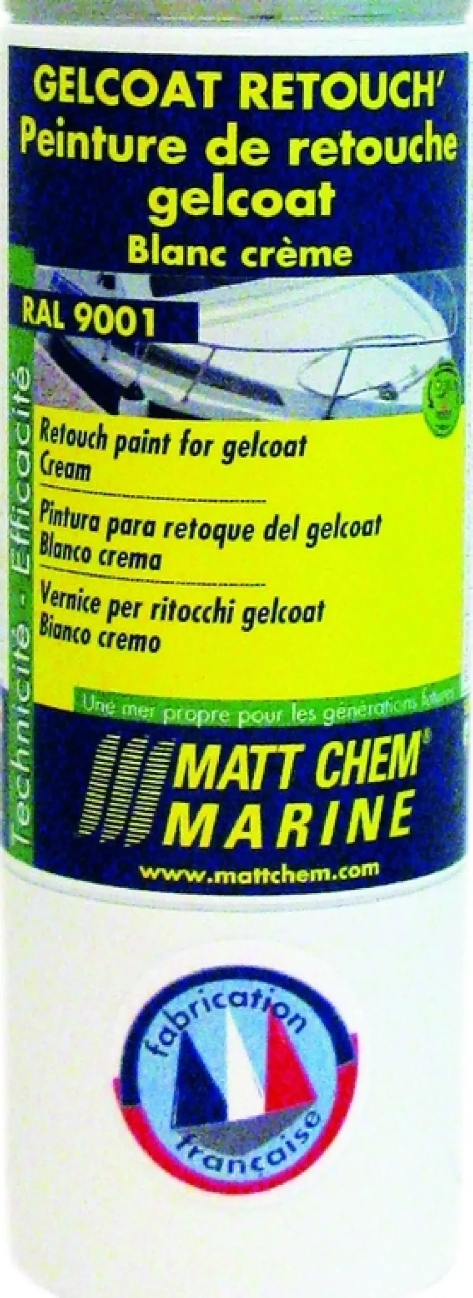 MATT CHEM MARINE Gelcoat Bateau^Gelcoat Retouch' Blanc crème 150ml