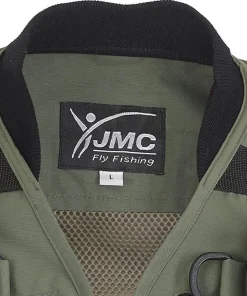 JMC & MOUCHES DE CHARETTE Vêtements Pêche Truite|Vêtements Pêche Mouche^Gilet de pêche JMC Torrent Olive