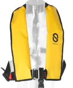 OCEAN SAFETY Gilet gonflable XF 170N Automatique Jaune PVC avec Harnais