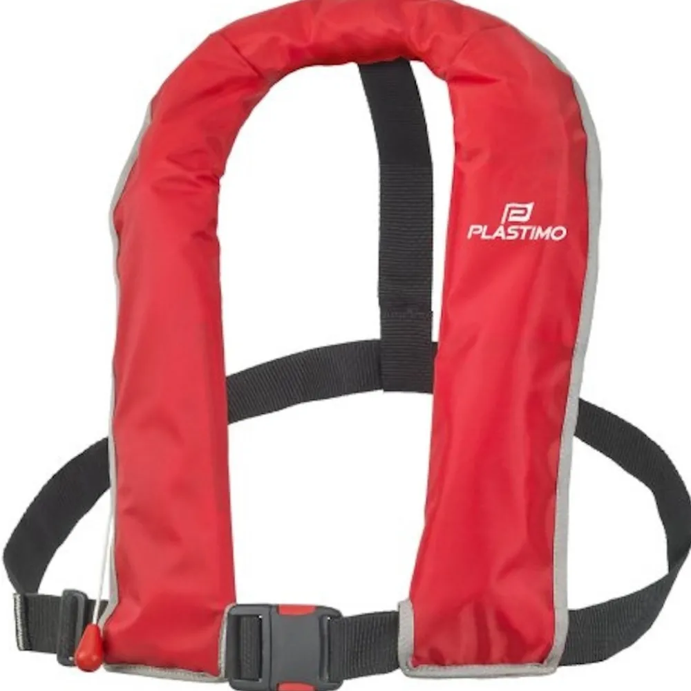 PLASTIMO Gilet gonflable Neo 165 Automatique Rouge sans Harnais