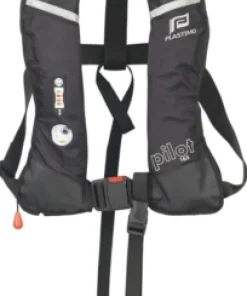 PLASTIMO Gilet De Sauvetage^Gilet gonflable Pilot 165N automatique noir + harnais