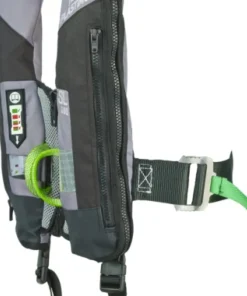 PLASTIMO Gilet gonflable SL 180N Pro-Sensor gris + harnais