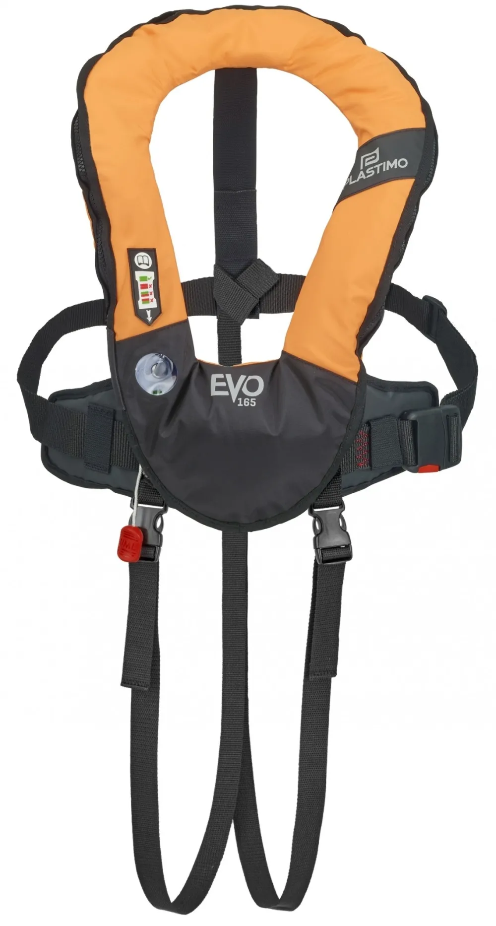 PLASTIMO Gilet De Sauvetage^Gilet gonflable Evo 165N Manuel orange + harnais