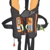 PLASTIMO Gilet gonflable SL 180N automatique orange + harnais| Gilet De Sauvetage