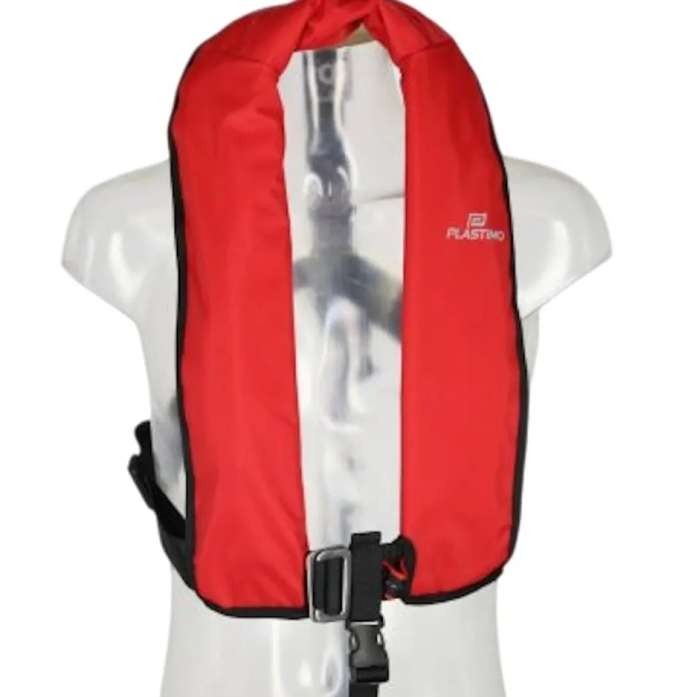PLASTIMO Gilet De Sauvetage^Gilet gonflable Neo 165 Automatique Rouge avec Harnais et sous cutale