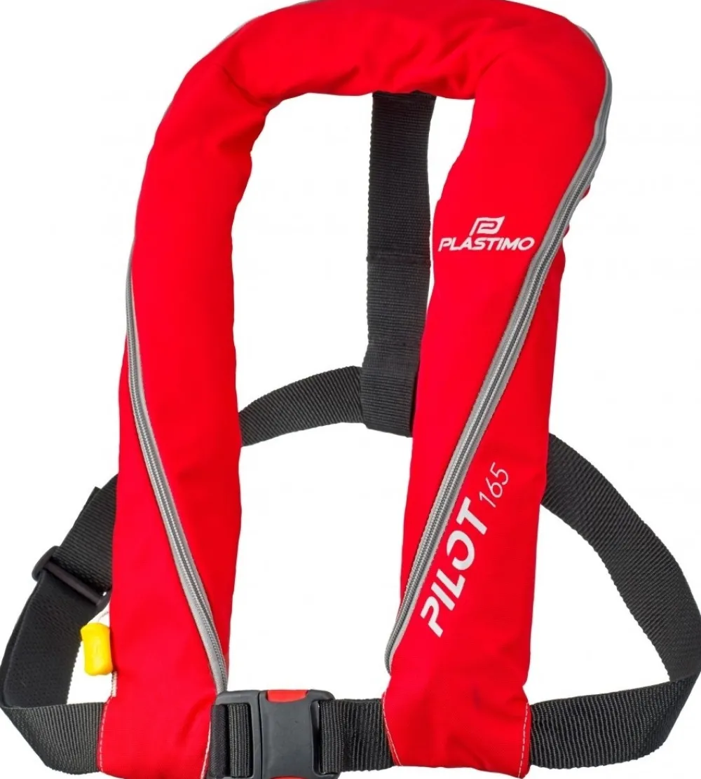 PLASTIMO Gilet De Sauvetage^Gilet gonflable Pilot 165N Automatique Rouge