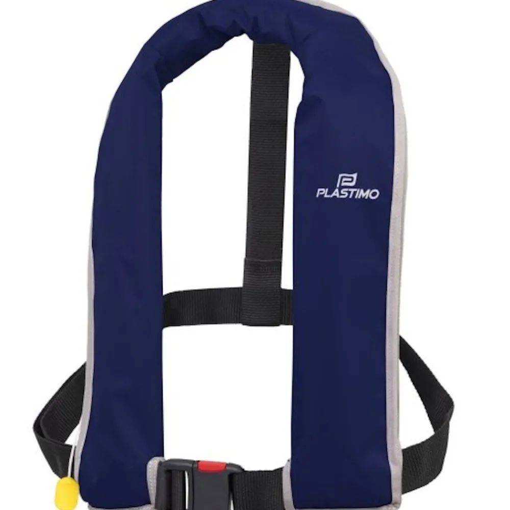 PLASTIMO Gilet gonflable Neo 165 Manuel Bleu sans Harnais