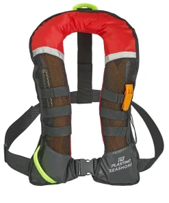 PLASTIMO Gilet De Sauvetage^Gilet gonflable Pilot Seashore 165N manuel rouge