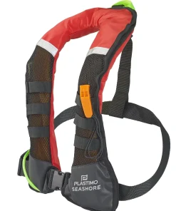 PLASTIMO Gilet De Sauvetage^Gilet gonflable Pilot Seashore 165N manuel rouge