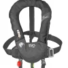 PLASTIMO Gilet gonflable Evo 165N hydrostatique hammar noir + harnais| Gilet De Sauvetage
