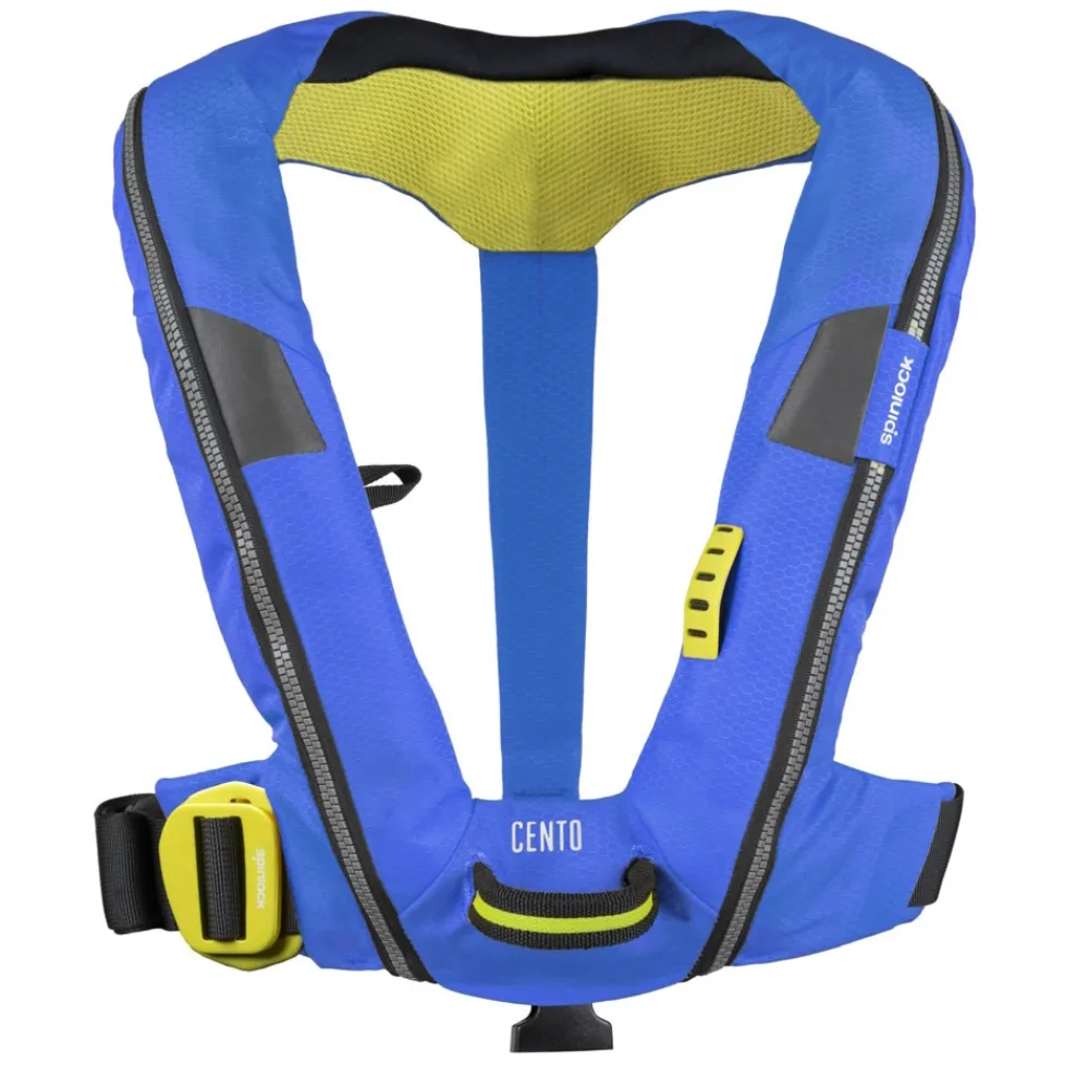 SPINLOCK Gilet gonflable Deckvest CENTO Junior 150 N Automatique Bleu pacifique