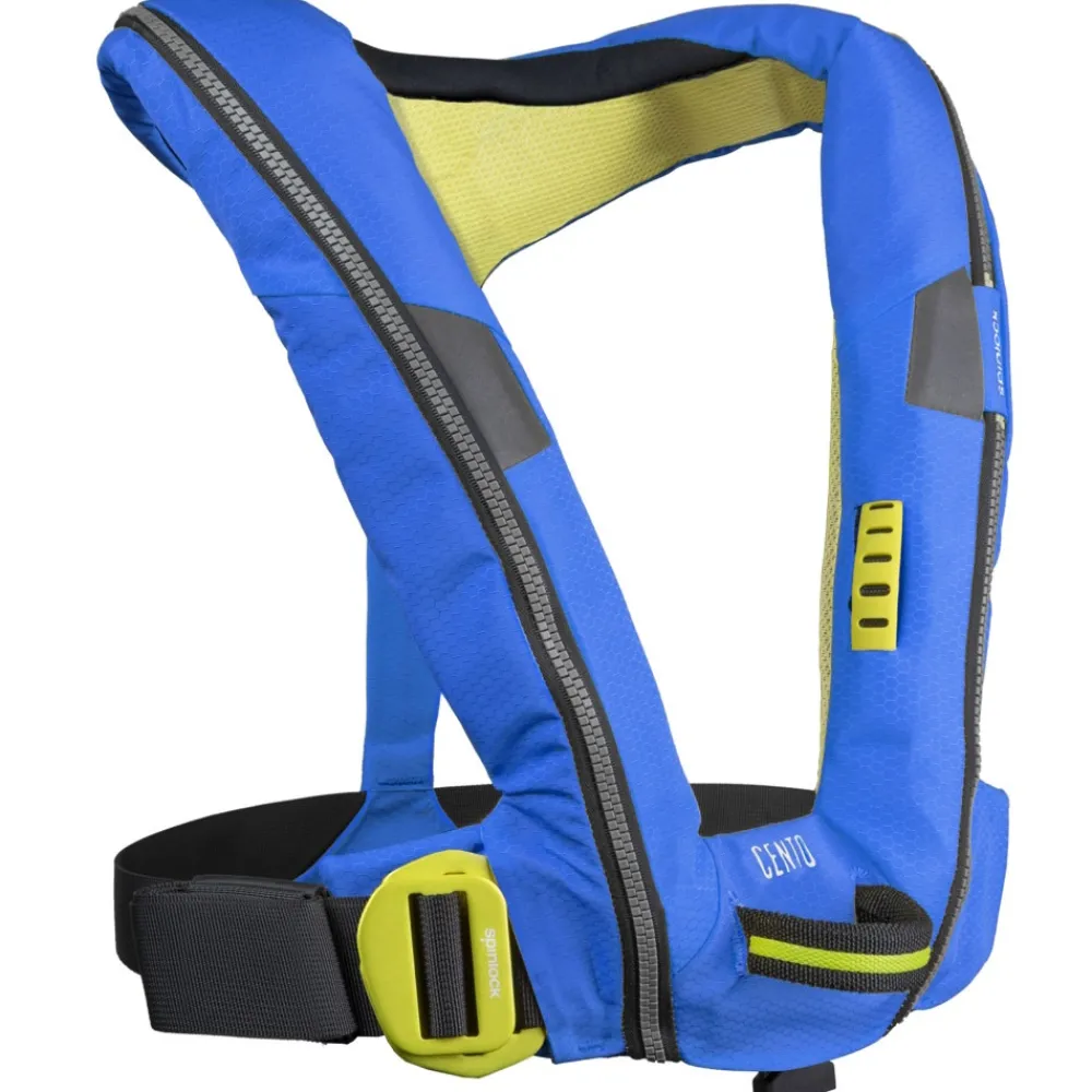 SPINLOCK Gilet gonflable Deckvest CENTO Junior 150 N Automatique Bleu pacifique