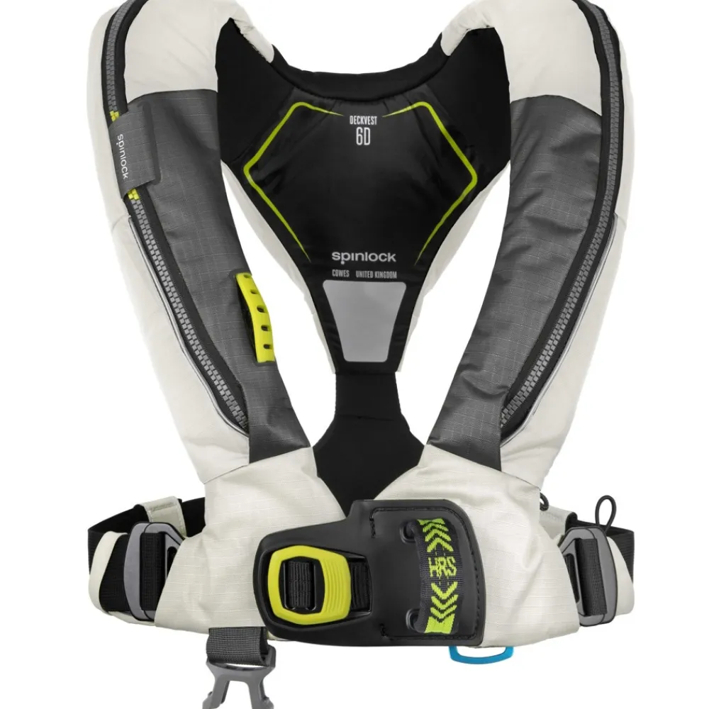 SPINLOCK Gilet gonflable 6D Deckvest 170 N Automatique Blanc Tropic + Harnais