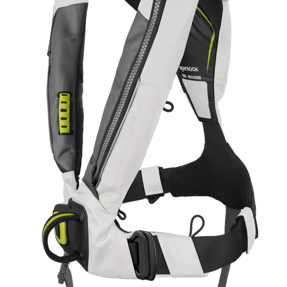 SPINLOCK Gilet gonflable 6D Deckvest 170 N Automatique Blanc Tropic + Harnais