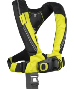 SPINLOCK Gilet De Sauvetage^Gilet gonflable 6D Deckvest 170 N Automatique Jaune citron + Harnais