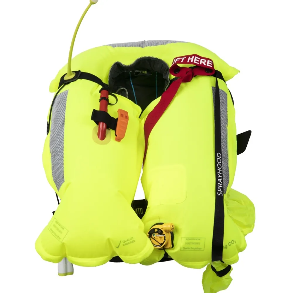 SPINLOCK Gilet De Sauvetage^Gilet gonflable Vito hydrostatique Hammar 275N Noir + Harnais