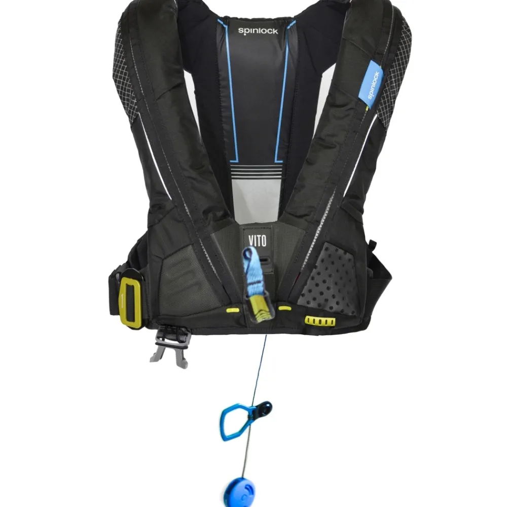 SPINLOCK Gilet De Sauvetage^Gilet gonflable Vito hydrostatique Hammar 170N Noir + Harnais
