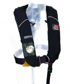 4WATER Gilet gonflable Argos 150N Hydro Hammar noir| Gilet De Sauvetage