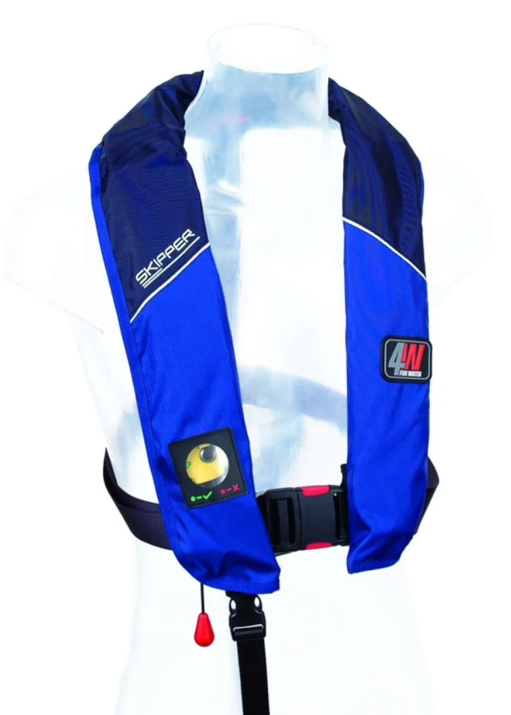 4WATER Gilet De Sauvetage^Gilet gonflable Skipper 150N Automatique bleu