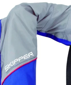 4WATER Gilet gonflable Skipper 150N manuel bleu| Gilet De Sauvetage