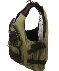 AQUA DESIGN Gilet kayak pêche Kaaki 50N Vert