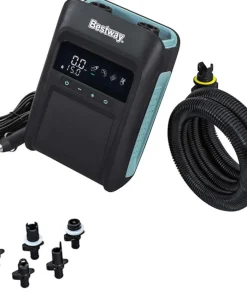BESTWAY Gonfleur Bateau Pneumatique|Gonfleur^Gonfleur électrique PowerGrip Air Pump 12V prise allume cigare 20 PSI