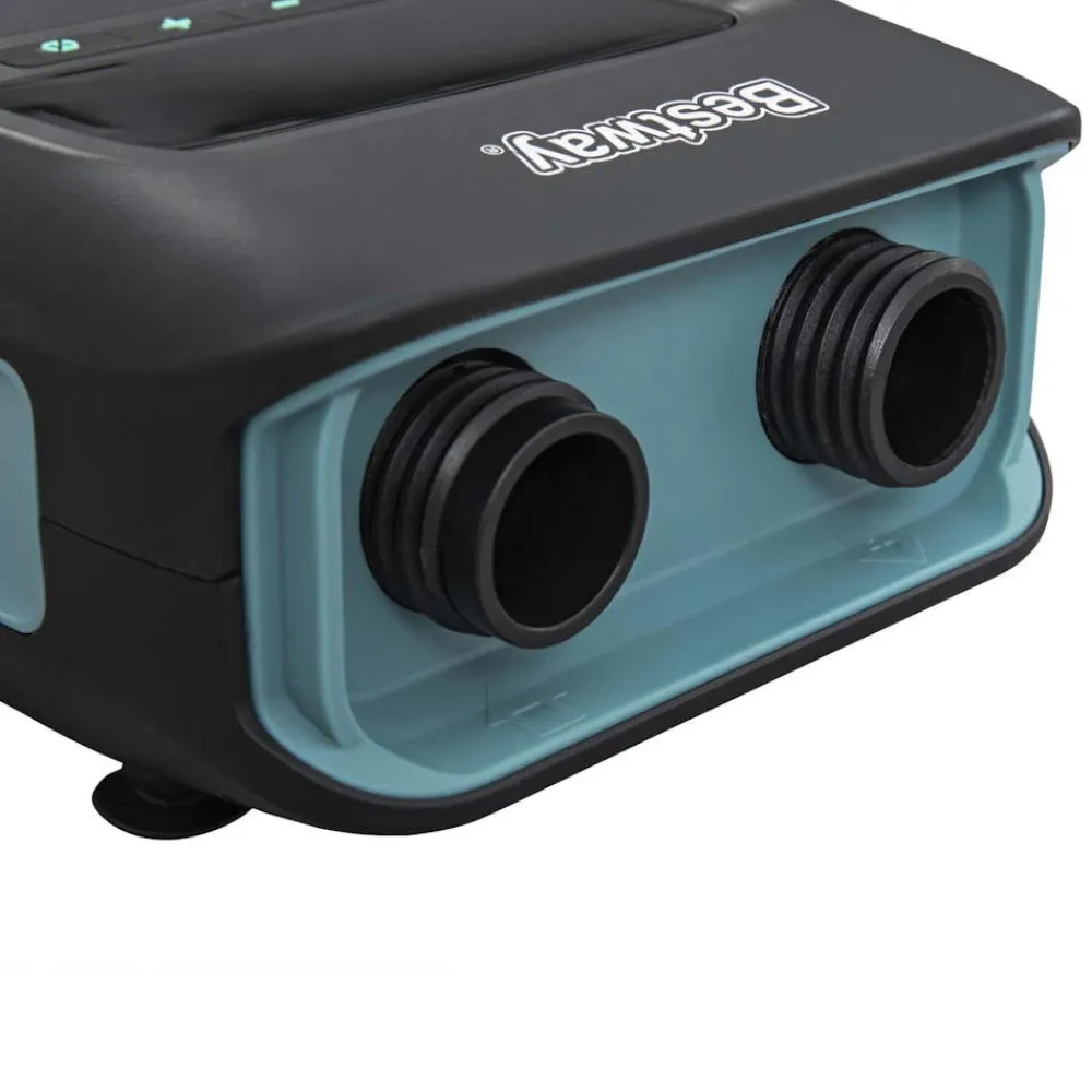 BESTWAY Gonfleur Bateau Pneumatique|Gonfleur^Gonfleur électrique PowerGrip Air Pump 12V prise allume cigare 20 PSI