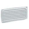 NUOVA RADE Grille d'aeration Blanche 20 X 10 cm