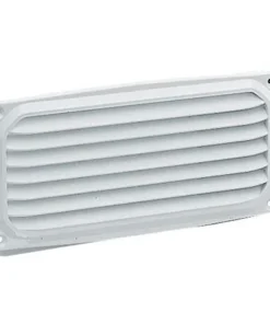 NUOVA RADE Grille d'aeration Blanche 20 X 10 cm