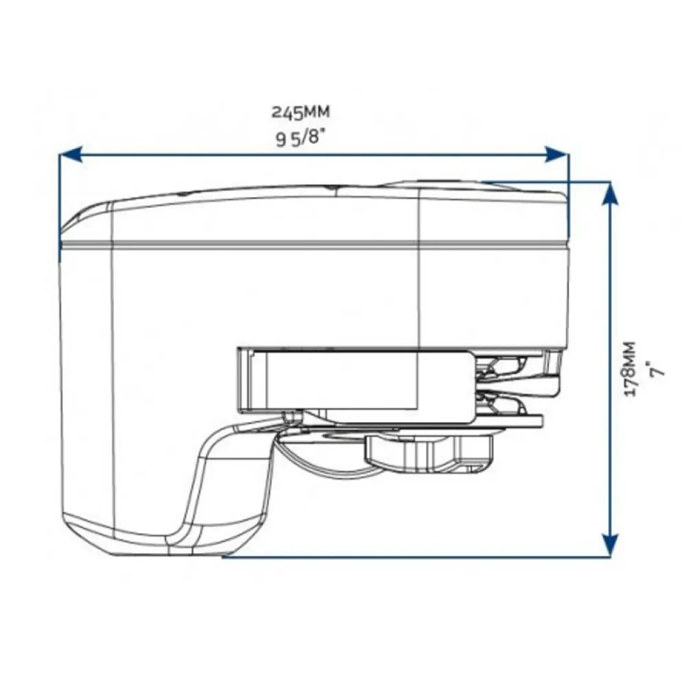 LEWMAR Guindeaux^Guindeau électrique horizontal Pro Series 1000