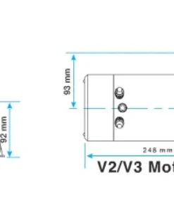 LEWMAR Guindeaux^Guindeau Vertical V2 12V - 700W avec poupée