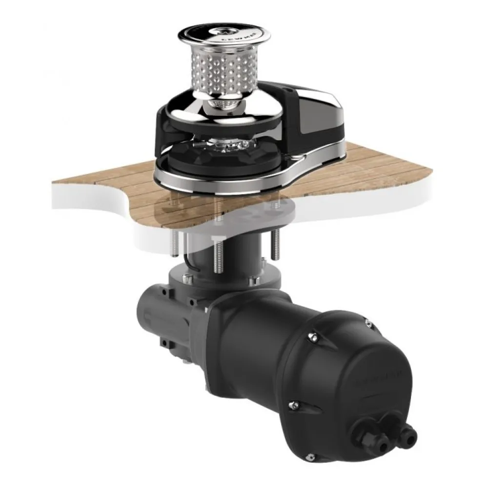 LEWMAR Guindeau Vertical VX2+ 12V - 1000W avec poupée 10mm