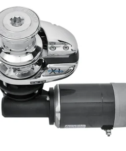 LOFRANS Guindeaux^Guindeau vertical X1 bronze chromé - 700W - 12V - Barbotin 8mm - Avec poupée