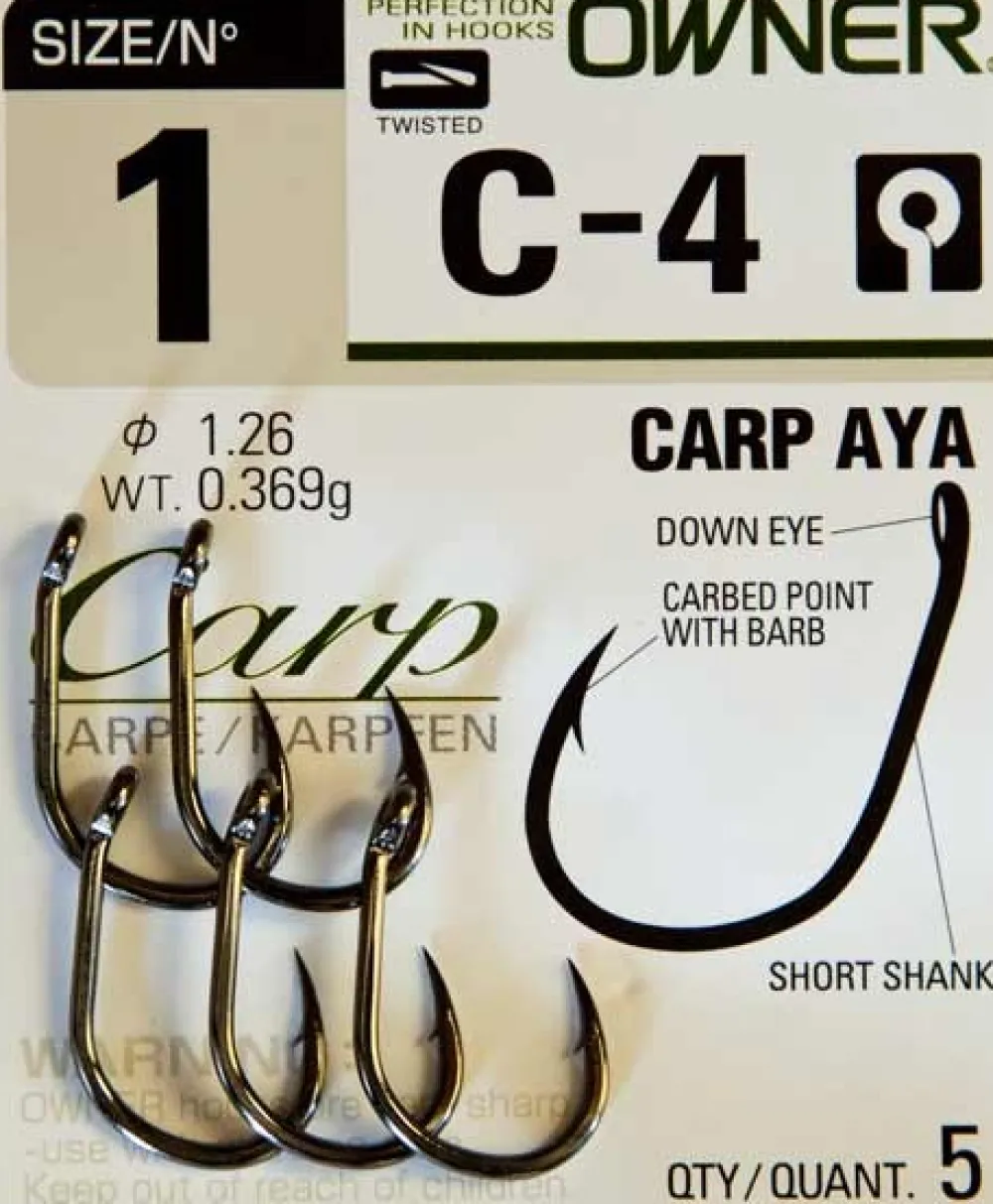 OWNER Hameçons Carpe^Hameçon carpe C4 Aya