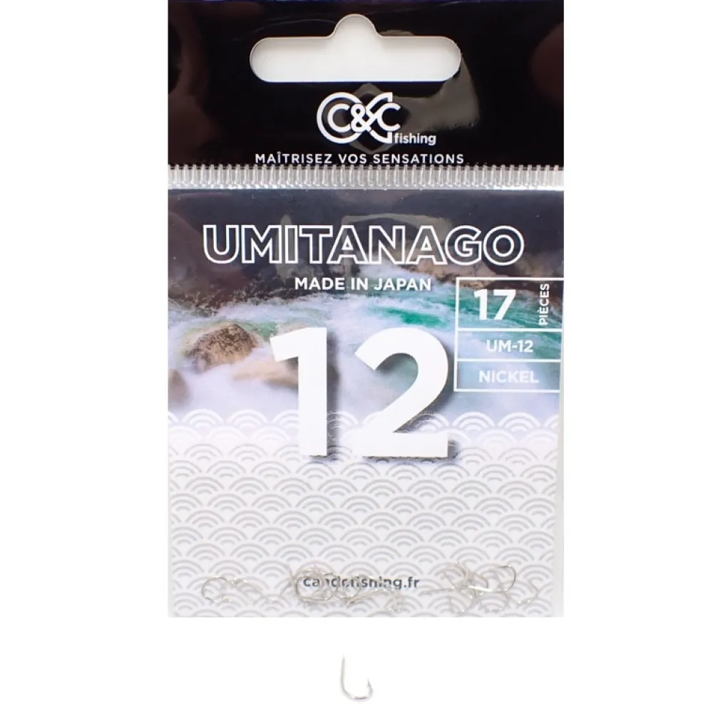 C&C FISHING Hameçon Simple Umitanago Nickel
