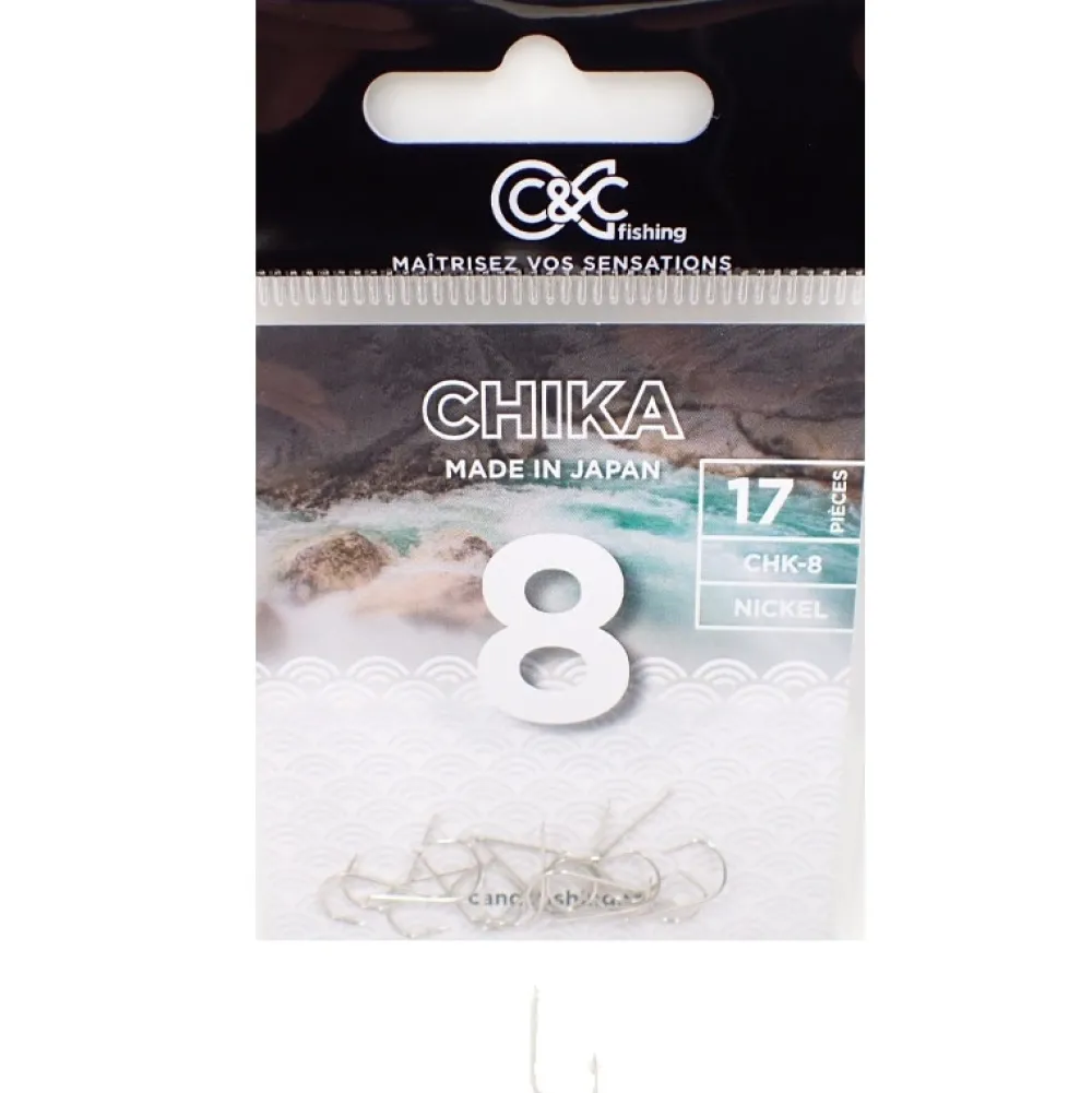 C&C FISHING Hameçons Surfcasting|Hameçons / Lignes Montées^Hameçon Simple Chika Nickel